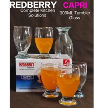 Redberry Capri Plain Glass